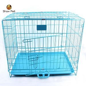 China manufacturer large welded wire dog kennels bold folding dog iron wire cage size L 90*56*63 dog kennel China manufacturer large welded wire dog kennels bold folding dog iron wire cage size L 90*56*63 dog kennel